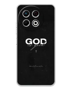 Чехол для TECNO Spark 40 Pro с картинкой «GOD — Бог над всем» Чехол для TECNO Spark 40 Pro с картинкой «GOD — Бог над всем»