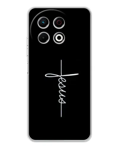 Чехол для TECNO Spark 40 Pro с картинкой «Тонкая линия веры»