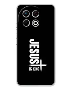 Чехол для TECNO Spark 40 Pro с картинкой «Вертикаль веры Jesus» Чехол для TECNO Spark 40 Pro с картинкой «Вертикаль веры Jesus»