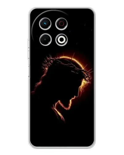 Чехол для TECNO Spark 40 Pro с картинкой «Терновый венец» Чехол для TECNO Spark 40 Pro с картинкой «Терновый венец»
