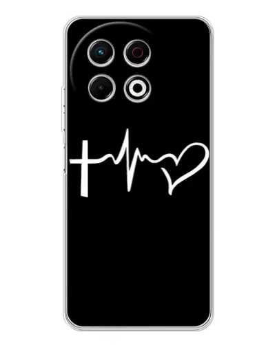 Чехол для TECNO Spark 40 Pro с картинкой «Пульс веры» Чехол для TECNO Spark 40 Pro с картинкой «Пульс веры»