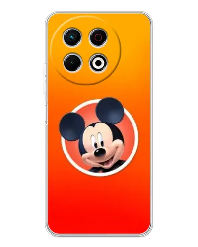 Чехол для TECNO Spark 40 Pro с картинкой «Mickey в круге»