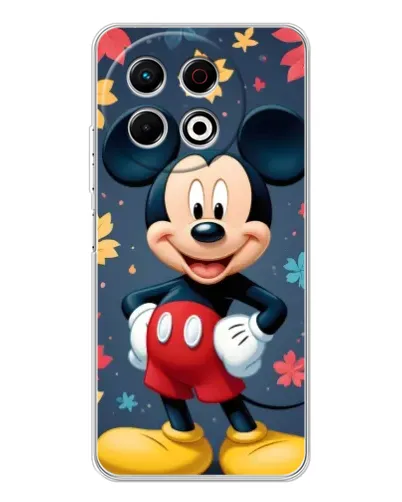 Чехол для TECNO Spark 40 Pro с картинкой «Осенний Mickey Mouse»