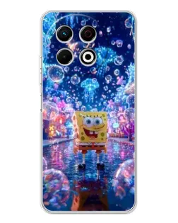 Чехол для TECNO Spark 40 Pro с картинкой «Неоновый океан»