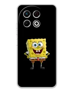 Чехол для TECNO Spark 40 Pro с картинкой «Классический Губка Боб»