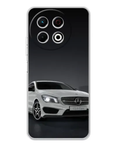 Чехол для TECNO Spark 40 Pro с картинкой «Mercedes AMG GT Silver» Чехол для TECNO Spark 40 Pro с картинкой «Mercedes AMG GT Silver»