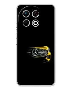 Чехол для TECNO Spark 40 Pro с картинкой «Mercedes — ретро стиль»