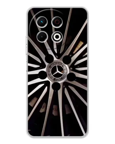 Чехол для TECNO Spark 40 Pro с картинкой «Диск Mercedes» Чехол для TECNO Spark 40 Pro с картинкой «Диск Mercedes»