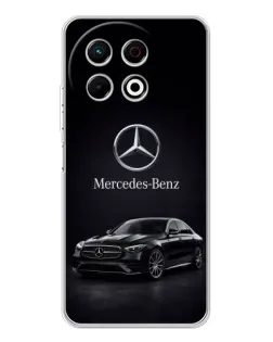 Чехол для TECNO Spark 40 Pro с картинкой «Mercedes — решетка радиатора»