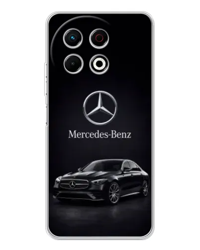 Чехол для TECNO Spark 40 Pro с картинкой «Mercedes — решетка радиатора» Чехол для TECNO Spark 40 Pro с картинкой «Mercedes — решетка радиатора»