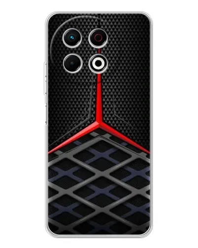 Чехол для TECNO Spark 40 Pro с картинкой «Mercedes Carbon Grid» Чехол для TECNO Spark 40 Pro с картинкой «Mercedes Carbon Grid»