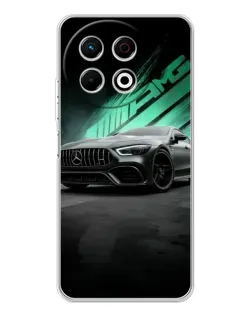 Чехол для TECNO Spark 40 Pro с картинкой «Темный Mercedes AMG»