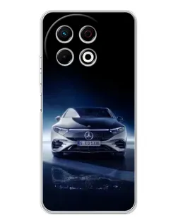 Чехол для TECNO Spark 40 Pro с картинкой «Ночной Mercedes EQ»
