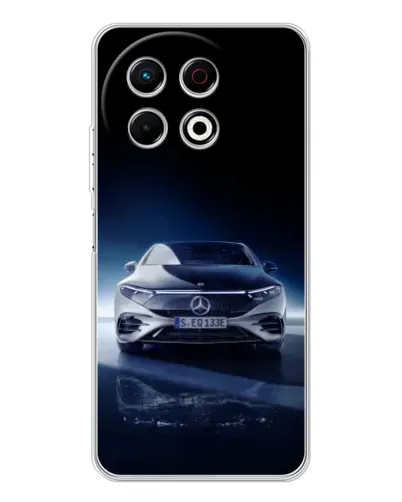 Чехол для TECNO Spark 40 Pro с картинкой «Ночной Mercedes EQ» Чехол для TECNO Spark 40 Pro с картинкой «Ночной Mercedes EQ»