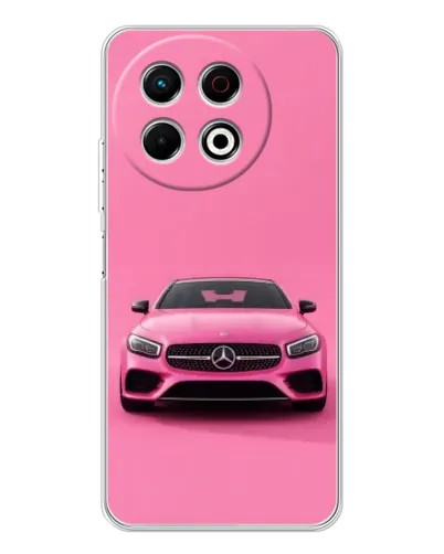 Чехол для TECNO Spark 40 Pro с картинкой «Розовый Mercedes AMG» Чехол для TECNO Spark 40 Pro с картинкой «Розовый Mercedes AMG»