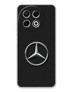 Чехол для TECNO Spark 40 Pro с картинкой «Карбоновый Mercedes стиль» Чехол для TECNO Spark 40 Pro с картинкой «Карбоновый Mercedes стиль»