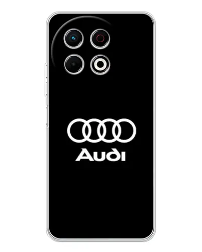 Чехол для TECNO Spark 40 Pro с картинкой «Классическое лого Audi» Чехол для TECNO Spark 40 Pro с картинкой «Классическое лого Audi»