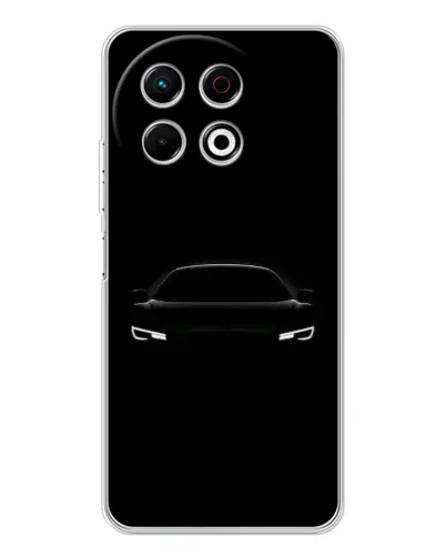 Чехол для TECNO Spark 40 Pro с картинкой «Взгляд Audi в темноте» Чехол для TECNO Spark 40 Pro с картинкой «Взгляд Audi в темноте»
