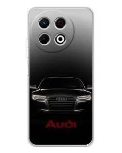 Чехол для TECNO Spark 40 Pro с картинкой «Audi — градиентный контур» Чехол для TECNO Spark 40 Pro с картинкой «Audi — градиентный контур»