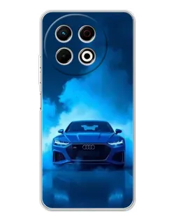 Чехол для TECNO Spark 40 Pro с картинкой «Audi — голубая энергия» Чехол для TECNO Spark 40 Pro с картинкой «Audi — голубая энергия»