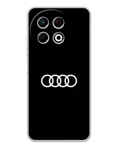 Чехол для TECNO Spark 40 Pro с картинкой «Audi White Logo» Чехол для TECNO Spark 40 Pro с картинкой «Audi White Logo»