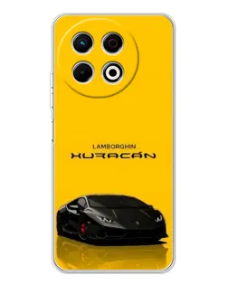 Чехол для TECNO Spark 40 Pro с картинкой «Lamborghini Huracan черный»