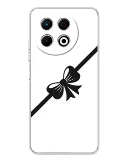 Чехол для TECNO Spark 40 Pro с картинкой «Диагональный бант»