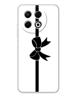 Чехол для TECNO Spark 40 Pro с картинкой «Вертикальный бант»