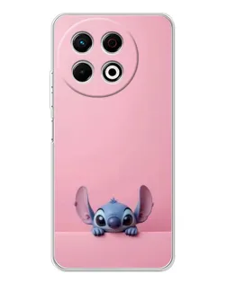 Чехол для TECNO Spark 40 Pro с картинкой «Stitch выглядывает»