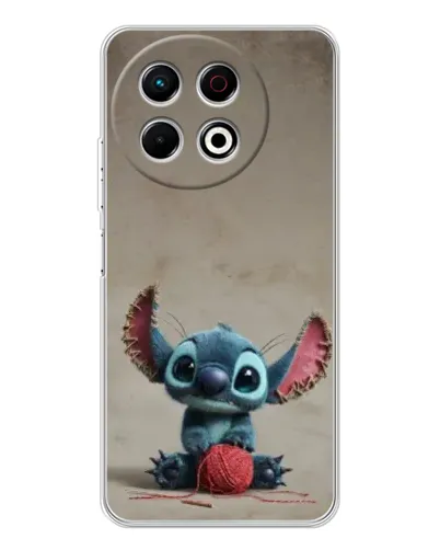 Чехол для TECNO Spark 40 Pro с картинкой «Стич на коричневом фоне» Чехол для TECNO Spark 40 Pro с картинкой «Стич на коричневом фоне»