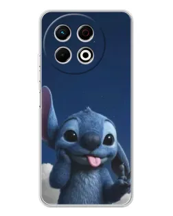 Чехол для TECNO Spark 40 Pro с картинкой «Стич в облаках»