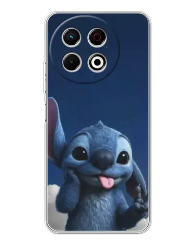 Чехол для TECNO Spark 40 Pro с картинкой «Стич в облаках» Чехол для TECNO Spark 40 Pro с картинкой «Стич в облаках»