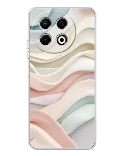 Чехол для TECNO Spark 40 Pro с картинкой «Пастельные нежные волны»