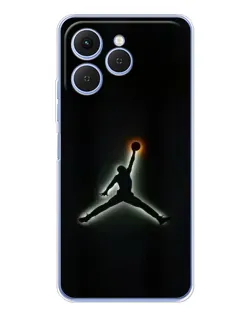 Чехол для TECNO Spark 40 с картинкой «Jordan Gradient Logo» Чехол для TECNO Spark 40 с картинкой «Jordan Gradient Logo»