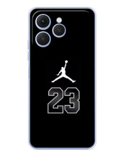 Чехол для TECNO Spark 40 с картинкой «Jordan Flight 23» Чехол для TECNO Spark 40 с картинкой «Jordan Flight 23»