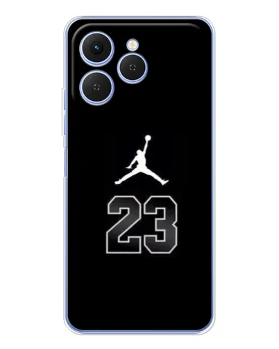 Чехол для TECNO Spark 40 с картинкой «Jordan Flight 23»