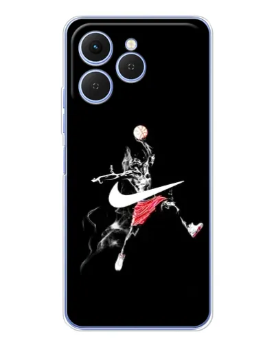 Чехол для TECNO Spark 40 с картинкой «Jordan Jumpman»