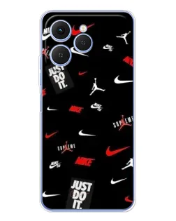 Чехол для TECNO Spark 40 с картинкой «Nike Mix Pattern» Чехол для TECNO Spark 40 с картинкой «Nike Mix Pattern»
