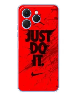 Чехол для TECNO Spark 40 с картинкой «Nike Just Do It» Чехол для TECNO Spark 40 с картинкой «Nike Just Do It»