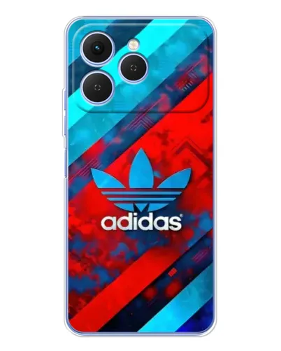 Чехол для TECNO Spark 40 с картинкой «Абстракция Adidas»
