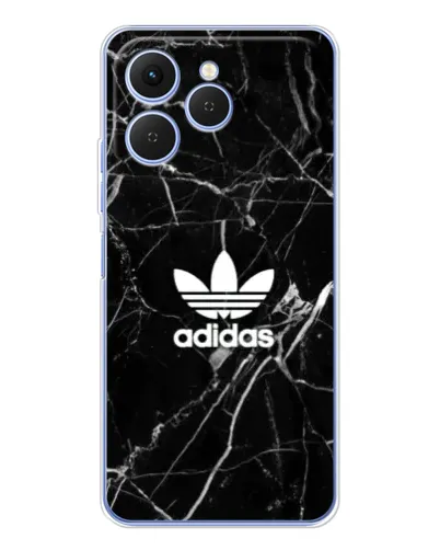 Чехол для TECNO Spark 40 с картинкой «Белый мрамор Adidas»