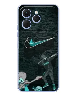 Чехол для TECNO Spark 40 с картинкой «Спортивный арт Nike»