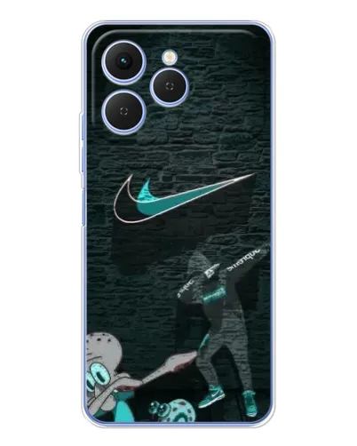 Чехол для TECNO Spark 40 с картинкой «Спортивный арт Nike»
