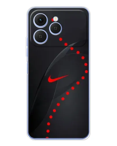 Чехол для TECNO Spark 40 с картинкой «Абстрактный дизайн Nike»