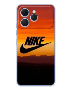 Чехол для TECNO Spark 40 с картинкой «Nike — вечерний горизонт»