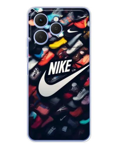 Чехол для TECNO Spark 40 с картинкой «Коллекция кроссовок Nike»