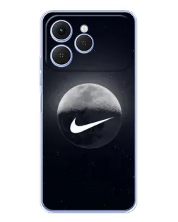 Чехол для TECNO Spark 40 с картинкой «Nike в стиле граффити»