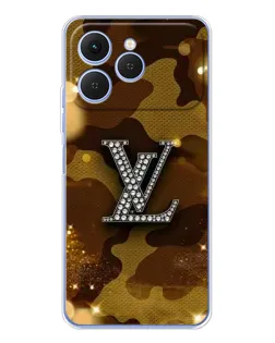Чехол для TECNO Spark 40 с картинкой «Камуфляжный Louis Vuitton» Чехол для TECNO Spark 40 с картинкой «Камуфляжный Louis Vuitton»