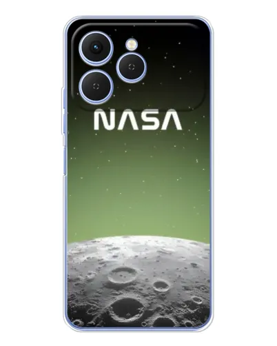 Чехол для TECNO Spark 40 с картинкой «NASA — лунный градиент»