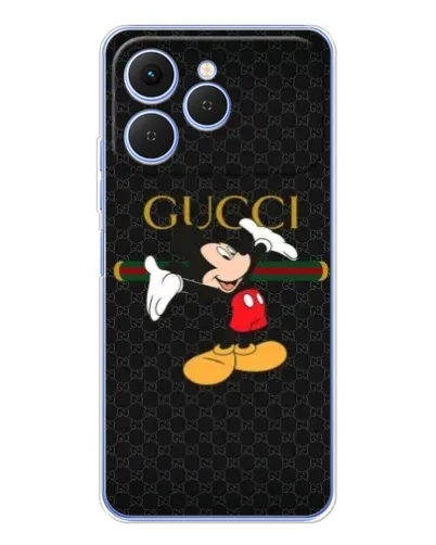 Чехол для TECNO Spark 40 с картинкой «Микки Маус Gucci»